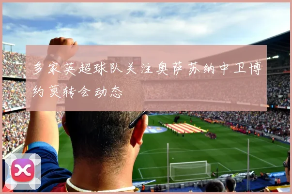 多家英超球队关注奥萨苏纳中卫博约莫转会动态